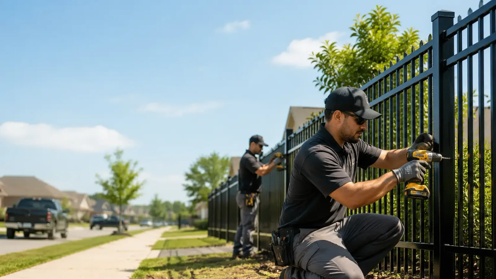 Metal Fence Installation in Cedar Springs, MI